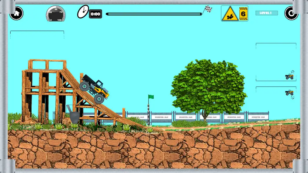 Play Monster Truck: stunt and races as an online game Monster Truck: stunt and races with UptoPlay
