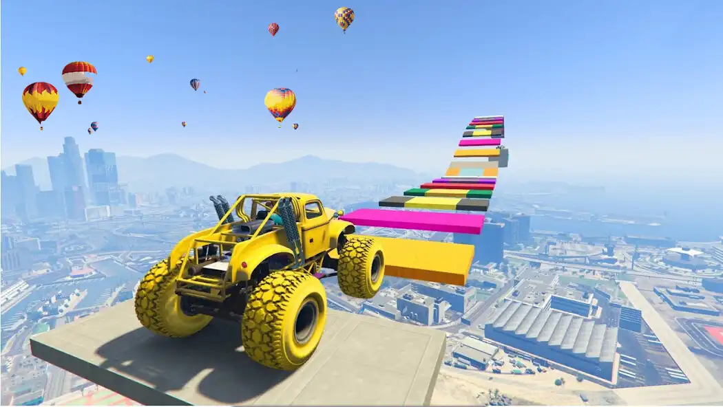 Play Monster Truck Stunt - Car Game as an online game Monster Truck Stunt - Car Game with UptoPlay