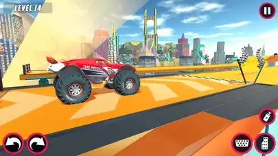 Play Monster Truck Stunts:Car Games as an online game Monster Truck Stunts:Car Games with UptoPlay