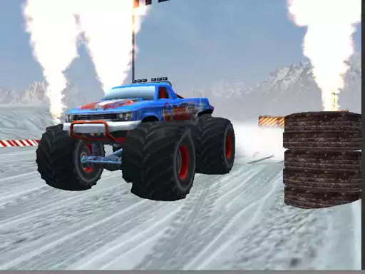 Play Monster Truck Stunts as an online game Monster Truck Stunts with UptoPlay