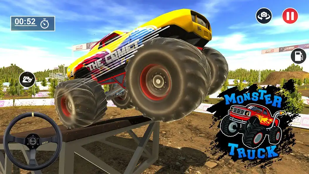 Play Monster Truck Stunt Truck Race as an online game Monster Truck Stunt Truck Race with UptoPlay