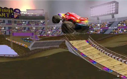 Play Monster Truck Xtreme Offroad Stunts : 4X4 Racing as an online game Monster Truck Xtreme Offroad Stunts : 4X4 Racing with UptoPlay