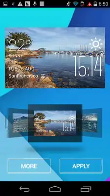 Play Monterrey weather widget/clock