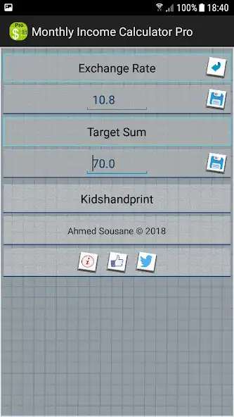 Play Monthly Income Calculator as an online game Monthly Income Calculator with UptoPlay