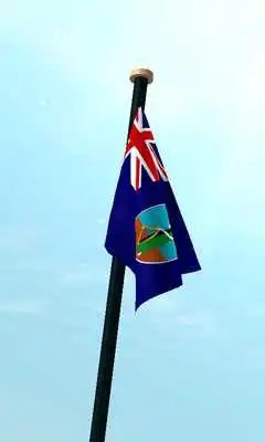 Play Montserrat Flag 3D Free