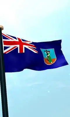 Play Montserrat Flag 3D Free