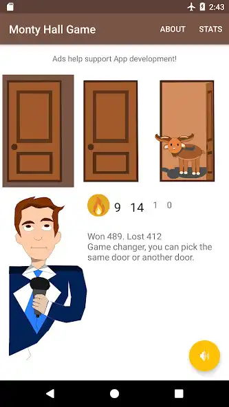 Play Monty Hall Game as an online game Monty Hall Game with UptoPlay