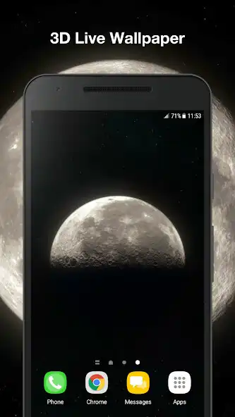 Play Moon 3d Live Wallpaper Pro  and enjoy Moon 3d Live Wallpaper Pro with UptoPlay