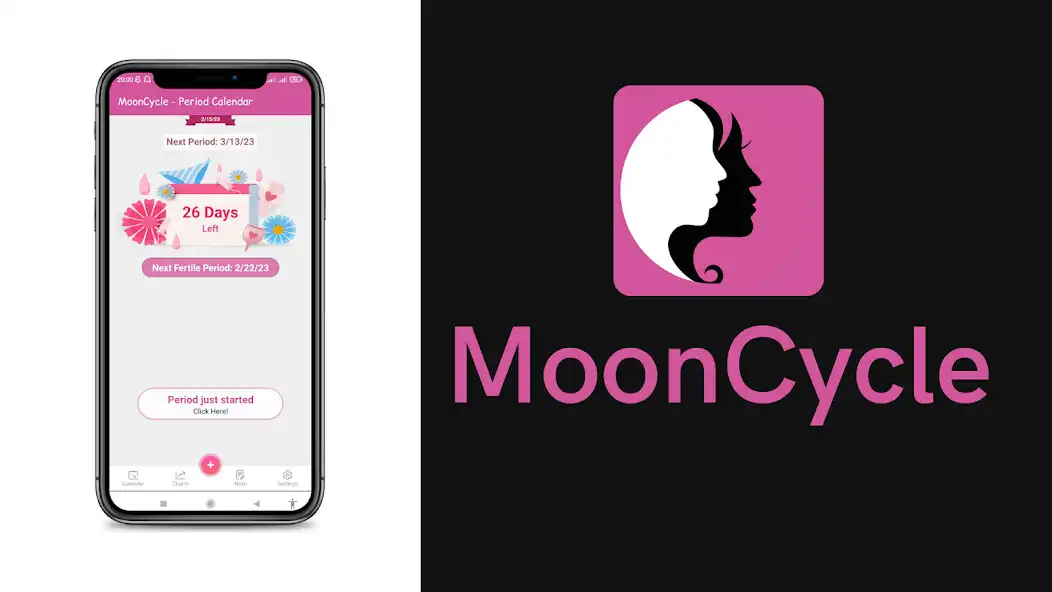 Play MoonCycle - Period Calendar as an online game MoonCycle - Period Calendar with UptoPlay