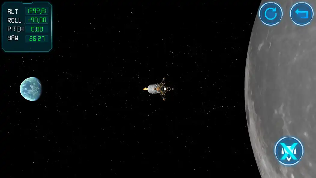 Play Moon Lander 3D Simulator  and enjoy Moon Lander 3D Simulator with UptoPlay
