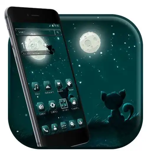 Run free android online Moonlight Cat Android Theme APK Run free android online Moonlight Cat Android Theme APK