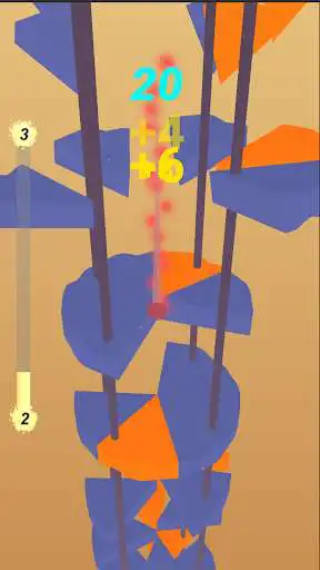 Play Moonlight Helix Jump 2 as an online game Moonlight Helix Jump 2 with UptoPlay