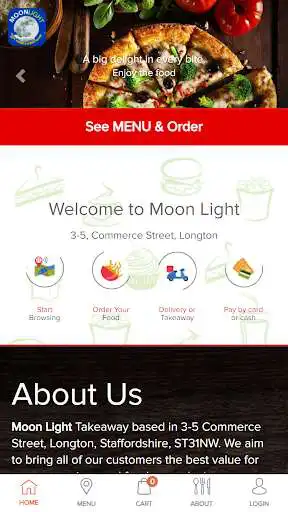 Play Moon Light - Order Food Online  and enjoy Moon Light - Order Food Online with UptoPlay