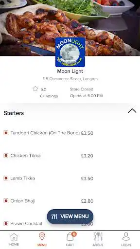 Play Moon Light - Order Food Online as an online game Moon Light - Order Food Online with UptoPlay