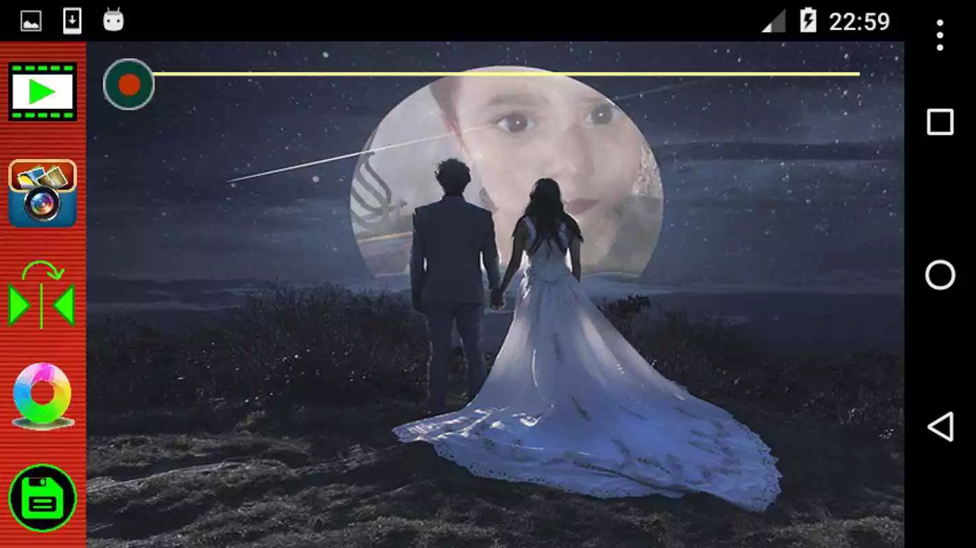 Play Moonlight Photo Montage