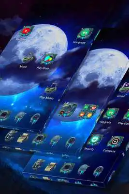 Play Moonlight Stone Launcher Theme