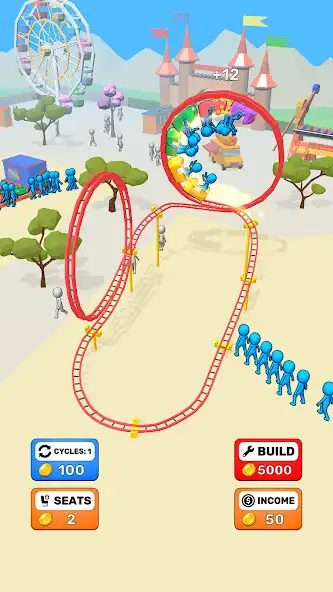 Play Moon Park 3D - Idle Tycoon as an online game Moon Park 3D - Idle Tycoon with UptoPlay
