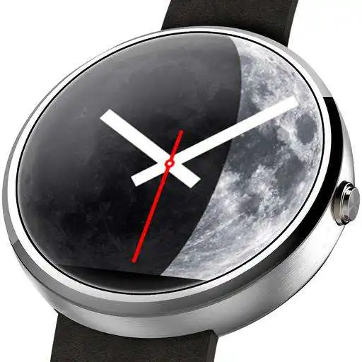 Free play online Moon Phase - Analog Watch Face APK