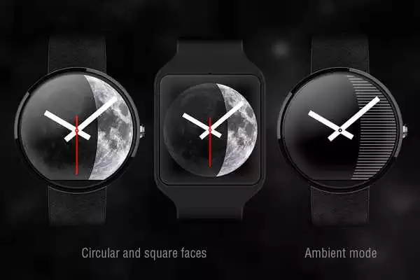 Play Moon Phase - Analog Watch Face