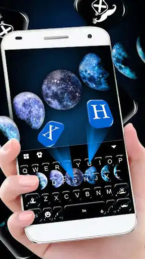 Play Moon Phase Keyboard Theme  and enjoy Moon Phase Keyboard Theme with UptoPlay