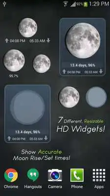 Play Moon Phases Widget Calendar