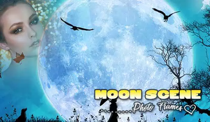 Play Moon Scene Photo Frames