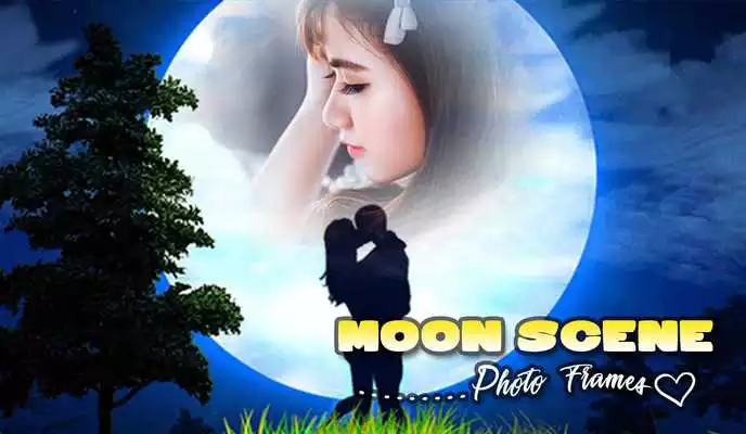 Play Moon Scene Photo Frames