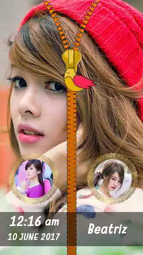 Play Moon Zipper Lock Screen