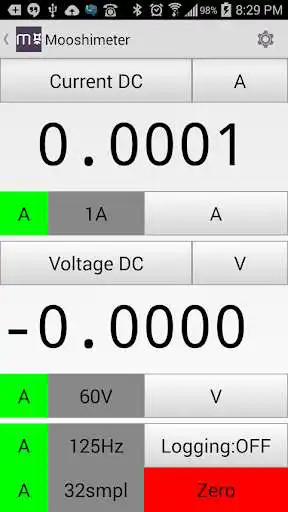 Play Mooshimeter as an online game Mooshimeter with UptoPlay