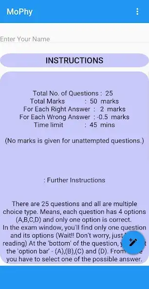 Play MoPhy Physics Test as an online game MoPhy Physics Test with UptoPlay