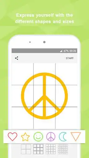 Play Mopic - Selfie Symbol Collage as an online game Mopic - Selfie Symbol Collage with UptoPlay