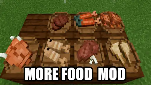 Play More Food Mod Minecraft PE  and enjoy More Food Mod Minecraft PE with UptoPlay