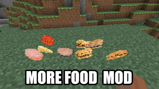 Play More Food Mod Minecraft PE as an online game More Food Mod Minecraft PE with UptoPlay