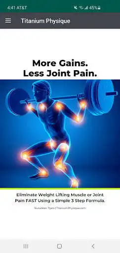 Play More Gains. Less Joint Pain. as an online game More Gains. Less Joint Pain. with UptoPlay