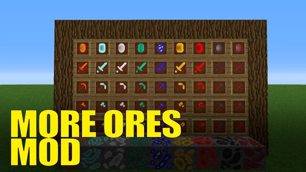 Play More Ores Mod Minecraft PE  and enjoy More Ores Mod Minecraft PE with UptoPlay