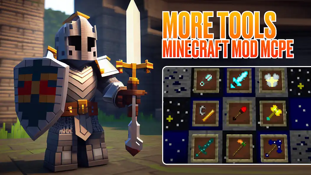 Play More Tools Minecraft Mod MCPE  and enjoy More Tools Minecraft Mod MCPE with UptoPlay