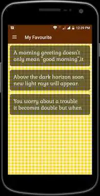 Play Morning Status Play Morning Status