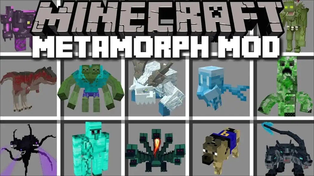 Play Morph Mod for Minecraft Skin as an online game Morph Mod for Minecraft Skin with UptoPlay