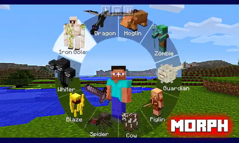 Play Morph Mods For Minecraft PE as an online game Morph Mods For Minecraft PE with UptoPlay