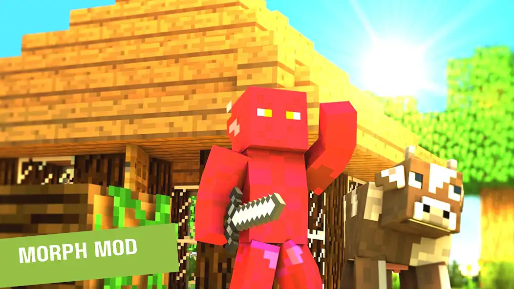 Play Morph Mod  Skin for Minecraft as an online game Morph Mod  Skin for Minecraft with UptoPlay