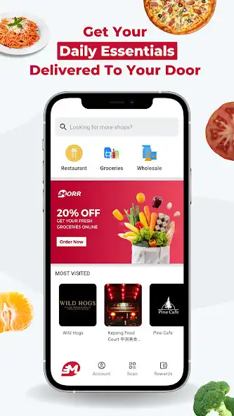 Play Morr : Food  Grocery Shopping as an online game Morr : Food  Grocery Shopping with UptoPlay