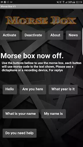 Play MorseBoxV2 as an online game MorseBoxV2 with UptoPlay