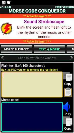 Play Morse Code Conqueror as an online game Morse Code Conqueror with UptoPlay