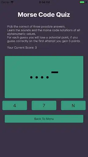 Play Morse Code Flashcards+Quizzes as an online game Morse Code Flashcards+Quizzes with UptoPlay