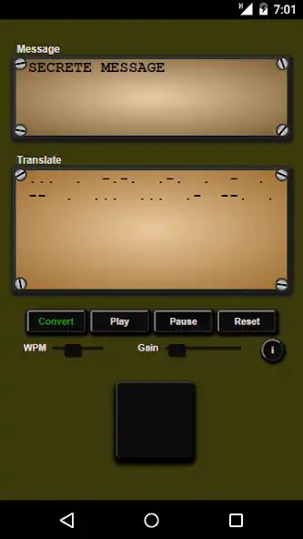 Play Morse Pratic as an online game Morse Pratic with UptoPlay