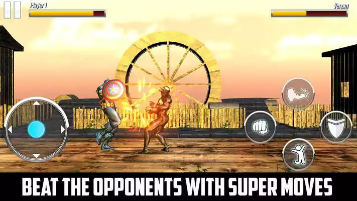 Play Mortal Superheroes Fight: Grand Ring Arena Battle