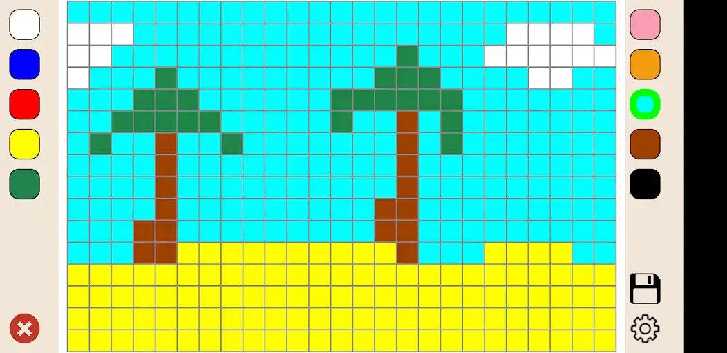 Play Mosaic for Children: Pixel Dra as an online game Mosaic for Children: Pixel Dra with UptoPlay