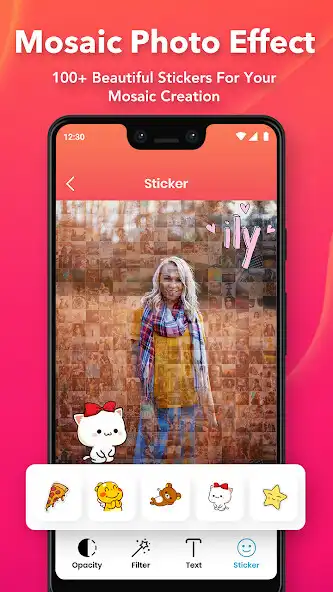 Play Mosaic Photo Effects : Mosaic Photo Collage as an online game Mosaic Photo Effects : Mosaic Photo Collage with UptoPlay