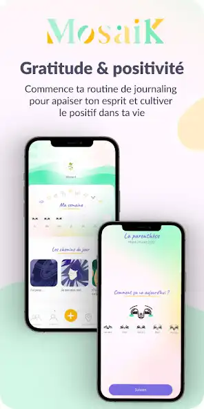 Play Mosaik : ton journal bien-être  and enjoy Mosaik : ton journal bien-être with UptoPlay