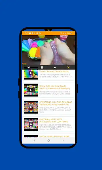 Play Most satisfying Slime Video as an online game Most satisfying Slime Video with UptoPlay